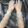 Luva Longa Tule Adulto - Tamanho P