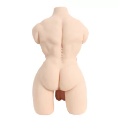 Masturbador Formato Corpo Masculino, Possui Pênis Realístico e Ânus - Cairo Para Maiores