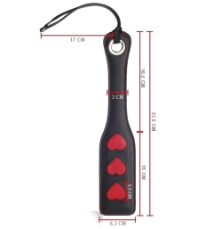 Palmatória em Couro Sintetico Heart - comprar online