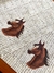 Jogo Americano Com Cavalo Castanho Fibra(unidade ) na internet