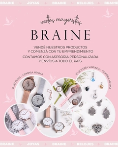 Imagen de Reloj Tressa TAM-BK-03 malla de metal tejido negro para caballero cierre de iman
