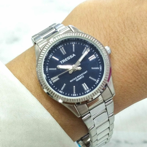 reloj tressa metal dama