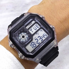 Reloj Tressa Note-04 Digital malla de caucho Negro para caballero - comprar online