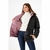 CAMPERA GALINA REVERSIBLE ROSA/NEGRO - comprar online