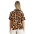 BLUSA DE RAYON CON MANGA CORTA ESTAMPADA - Normandie