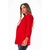 BLAZER ARREMANGADO DE LINO ROJO - comprar online