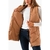 Imagen de CHALECO LARGO CON CAPUCHA CAMEL
