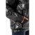 CAMPERA PUFFER REVERSIBLE CON CAPUCHA DESMONTABLE GRIS OSCURO - comprar online