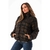 CAMPERA PUFFER REVERSIBLE CON CAPUCHA DESMONTABLE NEGRA