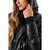 Imagen de CAMPERA PUFFER ENGOMADA MILE NEGRA