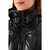 CAMPERA PUFFER ENGOMADA MILE NEGRA