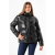 CAMPERA PUFFER CHAROLADA NEGRA