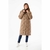 CAMPERA MATELASSE LARGA CAMEL