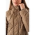 Imagen de CAMPERA MATELASSE LARGA CAMEL