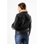 CAMPERA DE SIMIL CUERO CON CIERRE LATERAL Y CORDERITO EN INTERIOR en internet