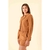 BLAZER CORTO CON BOLSILLO DECORATIVO DE LINO - comprar online