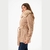 TAPADO CON PIEL DESMONTABLE Y LAZO DE PAÑO CAMEL - comprar online