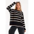 SWEATER RAYADO OVERSIZE CON TAJO