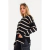 SWEATER RAYADO OVERSIZE CON TAJO - comprar online