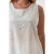 BLUSA MUSCULOSA EVASE DE BRODERIE - tienda online