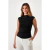 MUSCULOSA CON FRUNCES LATERALES DE MODAL GAMUZADO - comprar online