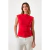 MUSCULOSA CON FRUNCES LATERALES DE MODAL GAMUZADO en internet