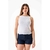 MUSCULOSA DE BRETELES CON ESCOTE CUADRADO DE MORLEY