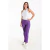 PANTALON SEMI OXFORD CON COSTURA FRONTAL Y CIERRE LATERAL DE BENGALINA - tienda online