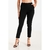 PANTALÓN CON BOLSILLOS OJAL Y LATERALES Y CINTURA FRUNCIDA DE CREPE ELASTIZADO - comprar online