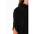 PONCHO ASIMÉTRICO CON CUELLO POLERA DE LANITA