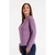 REMERA CUELLO BOTE M/L DE MODAL GAMUZADO - comprar online