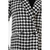 SACO DOBLE ABOTONADURA CON BOLSILLOS OJAL PIED DE POULE
