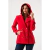 SACO CORTO CON CAPUCHA DESMONTABLE DE PAÑO ROJO - comprar online