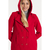 SACO CORTO CON CAPUCHA DESMONTABLE DE PAÑO ROJO