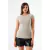 SHORT CON CINTURA FRUNCIDA DE CUERINA
