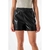 SHORT CON CINTURA FRUNCIDA DE CUERINA - comprar online