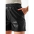 SHORT CON CINTURA FRUNCIDA DE CUERINA - tienda online