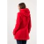 TAPADO CON CAPUCHA DE PAÑO ROJO - tienda online