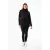 TRENCH COAT CORTO CON LAZO DE BENGALINA GAMUZADA NEGRO - Normandie