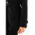 TRENCH COAT CORTO CON LAZO DE BENGALINA GAMUZADA NEGRO