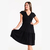 Imagen de VESTIDO LARGO ESCOTE V MANGA CORTA CON VOLADOS DE MODAL