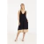 VESTIDO MUSCULOSA CON LAZO EN ESPALDA COMBINADO