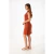 VESTIDO MUSCULOSA CON MANGA DOBLADA ESCOTE V DE TWILL en internet