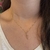 C3535 colar snake folheado a ouro 18k