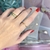 AO736 anel zirconia tegulavel folheado a ouro 18k - comprar online