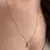 C4899 colar Escapulário 60 cm “O Sr é o meu Pastor e nada me faltará”banhado a ouro 18k na internet