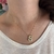 C3722 colar inicial letra S cravejado luxo folheado a ouro 18k - comprar online