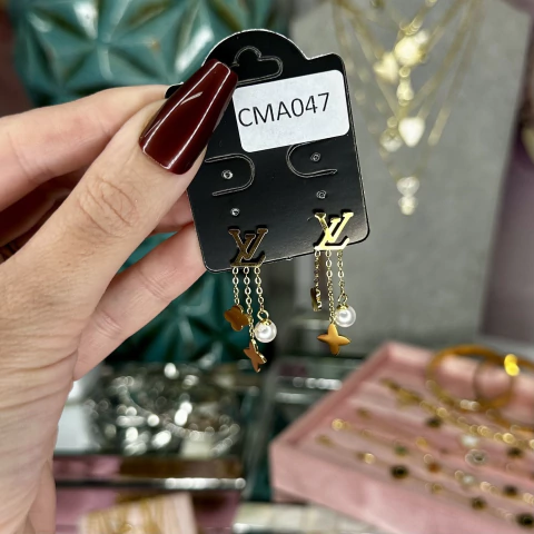 CMA047 brinco inspiração aço inoxidável - comprar online