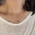 C3833 colar coração delicado luxo folheado a ouro 18k - comprar online