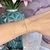 P3558 pulseira zirconia estrela folheada a ouro 18k - comprar online